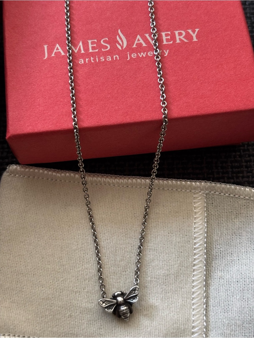 RARE RETIRED James Avery Honey Bee 3-pc Set- Ring, Necklace, and earrings - Picture 5 of 7